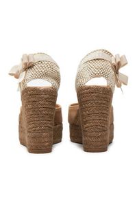 Manebi Espadryle Hamptons Wedge Espadrilles W 1.6 WV Brązowy. Kolor: brązowy. Materiał: skóra, zamsz #6