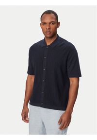 BOSS Koszula Amicino 50558725 Granatowy Regular Fit. Kolor: niebieski. Materiał: bawełna #1