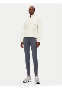 Athlecia Bluza Florrie W Sherpa Half zip EA243308 Beżowy Regular Fit. Kolor: beżowy. Materiał: syntetyk #4