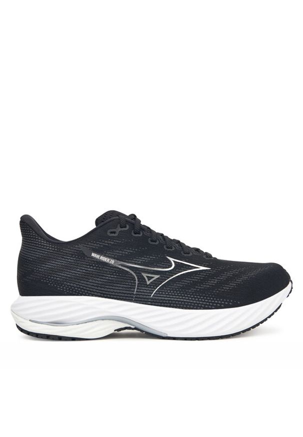 Mizuno Buty do biegania Wave Rider 28 Wide J1GC2404 Czarny. Kolor: czarny. Materiał: materiał. Model: Mizuno Wave