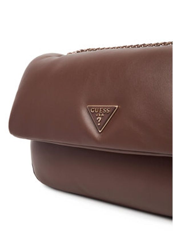Guess Torebka Sunetra HWNG75 34210 Brązowy. Kolor: brązowy. Materiał: skórzane