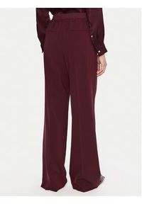 Marella Spodnie materiałowe Vanto 2523136065 Bordowy Regular Fit. Kolor: czerwony. Materiał: syntetyk #3