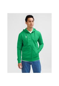 Bluza dresowa z kapturem Hummel Go 2.0. Typ kołnierza: kaptur. Kolor: zielony. Materiał: dresówka. Sport: fitness #1