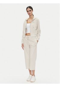 DKNY Sport Bluza DP5J9588 Beżowy Regular Fit. Kolor: beżowy. Materiał: bawełna. Styl: sportowy