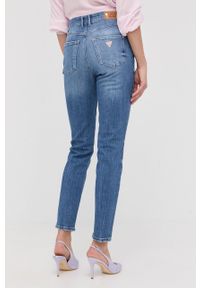 Guess jeansy damskie high waist. Stan: podwyższony. Kolor: niebieski #2