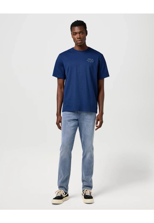 Wrangler - MESKIE SPODNIE WRANGLER RIVER GREY LIGHT 112373002