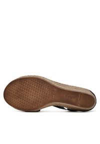 Rieker Sandały 624H6-00 Czarny. Kolor: czarny. Materiał: materiał