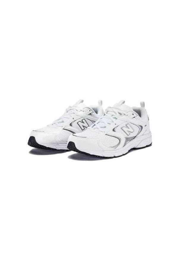 Buty do chodzenia unisex New Balance Nb 408. Kolor: biały. Materiał: materiał, syntetyk. Szerokość cholewki: normalna. Sport: turystyka piesza