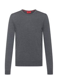 Hugo Sweter San Paolo 2 50435679 Szary Slim Fit. Kolor: szary. Materiał: wełna #4