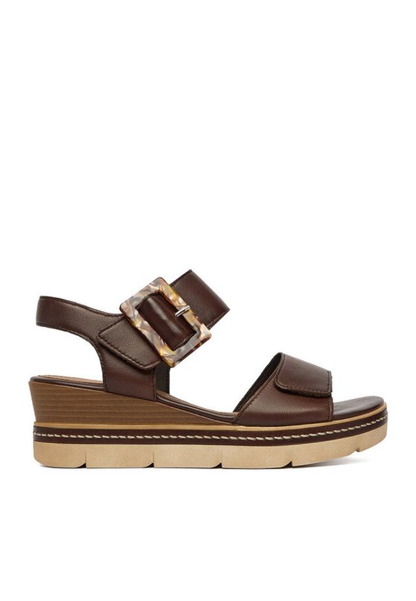 Remonte Sandały CEO-D2L53-25 Brązowy. Kolor: brązowy. Materiał: skóra