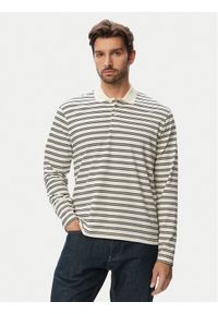 Jack & Jones Polo Cassis 12295163 Biały Relaxed Fit. Typ kołnierza: polo. Kolor: biały. Materiał: bawełna #1