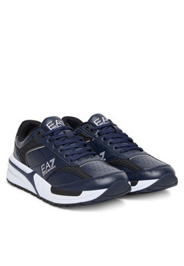 EA7 Emporio Armani Sneakersy 7X000360 AF19082 MZ169 Niebieski. Kolor: niebieski. Materiał: materiał