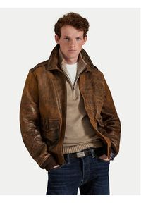 Polo Ralph Lauren Sweter 710859939510 Beżowy Regular Fit. Typ kołnierza: polo. Kolor: beżowy. Materiał: bawełna #6