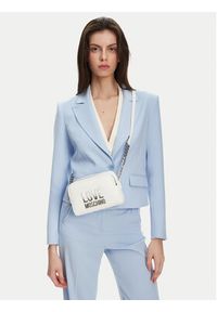 Love Moschino - LOVE MOSCHINO Torebka JC4255PP0MKD0100 Biały. Kolor: biały. Materiał: skórzane