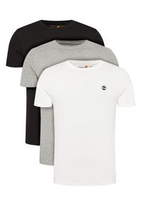 Timberland Komplet t-shirtów TB0A6GH1 Kolorowy Slim Fit. Materiał: bawełna. Wzór: kolorowy #1