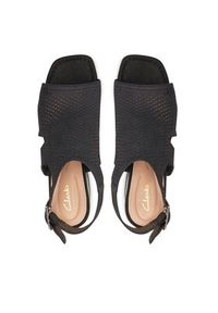 Clarks Sandały Siara65 Flow 26176344 Czarny. Kolor: czarny. Materiał: skóra, nubuk #7