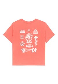 Quiksilver T-Shirt Standard EQWZT03197 Bordowy Regular Fit. Kolor: czerwony. Materiał: bawełna #2