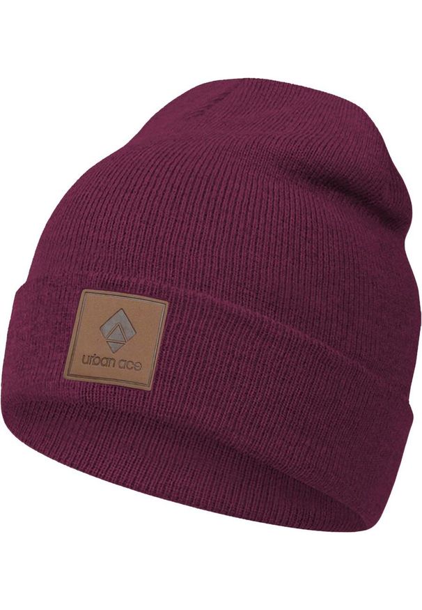 URBANARTT - Unisex Ruby Cuff Beanie z Urban Ace - Warm Winter Hat. Kolor: wielokolorowy. Materiał: akryl. Sezon: zima. Styl: elegancki