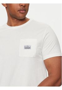 Petrol Industries T-Shirt M-1040-TSR639 Biały Regular Fit. Kolor: biały. Materiał: bawełna
