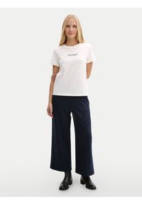 Tom Tailor T-Shirt 1045543 Biały Regular Fit. Kolor: biały. Materiał: bawełna #4