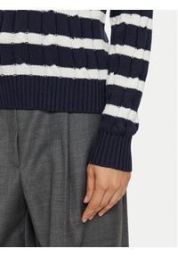 U.S. Polo Assn. Sweter WUP0726 Granatowy Regular Fit. Typ kołnierza: polo. Kolor: niebieski. Materiał: bawełna #2