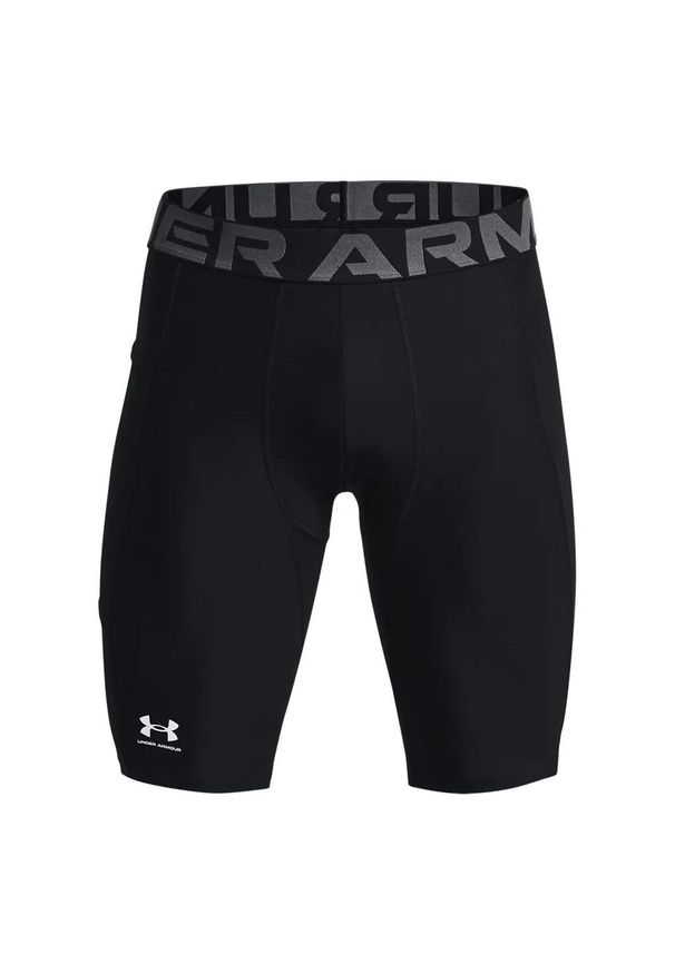 Spodnie treningowe męskie Under Armour 1361602001. Kolor: czarny. Materiał: materiał, syntetyk. Długość: krótkie. Sport: bieganie