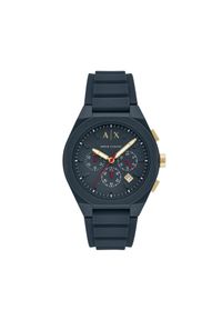 Zegarek Armani Exchange. Kolor: niebieski