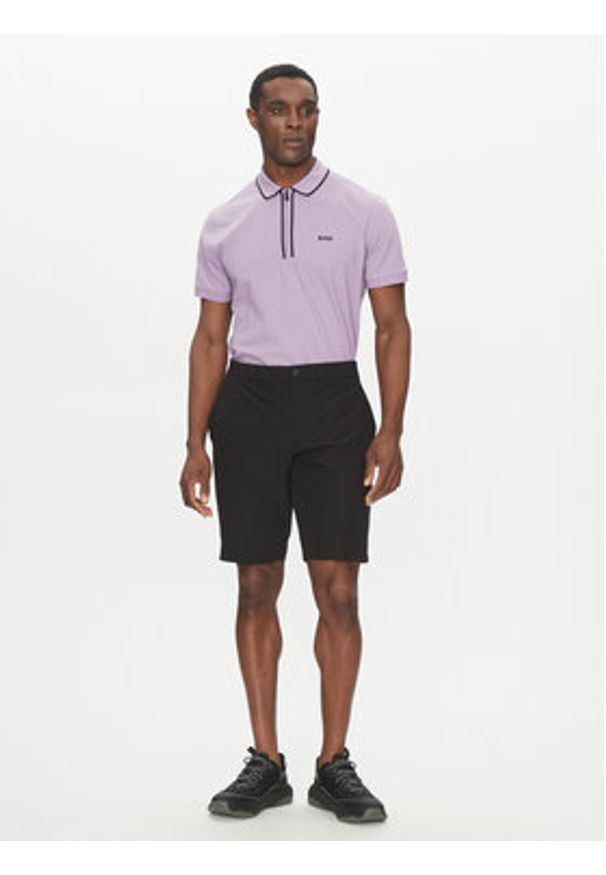 BOSS Szorty materiałowe S_Commuter_10.5 inch 50540337 Czarny Slim Fit. Kolor: czarny. Materiał: syntetyk