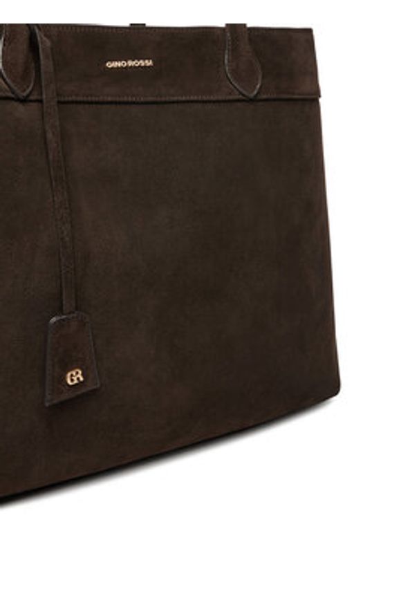 Gino Rossi Torebka EO-LOLA-LA513-114-1 Brązowy. Kolor: brązowy. Materiał: zamszowe, skórzane