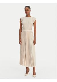 MAX&Co. Spódnica plisowana 2616771013200 Beżowy Regular Fit. Kolor: beżowy. Materiał: syntetyk #5