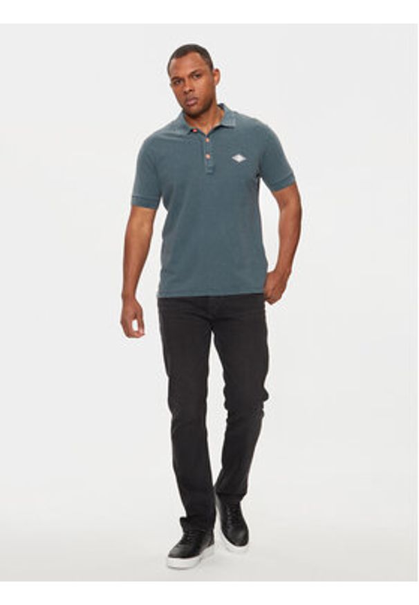 Replay - REPLAY Polo M3070A.000.22696M Szary Regular Fit. Typ kołnierza: polo. Kolor: szary. Materiał: bawełna