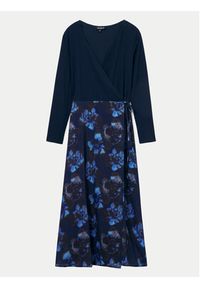 Desigual Sukienka codzienna Filadelfia 24WWVW37 Granatowy Regular Fit. Okazja: na co dzień. Kolor: niebieski. Materiał: syntetyk. Typ sukienki: proste. Styl: casual #7
