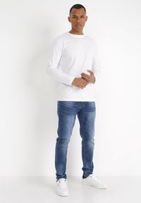 Born2be - Biały Longsleeve Panamna. Kolor: biały. Materiał: bawełna. Długość rękawa: długi rękaw. Długość: długie. Wzór: jednolity, gładki. Styl: klasyczny #2