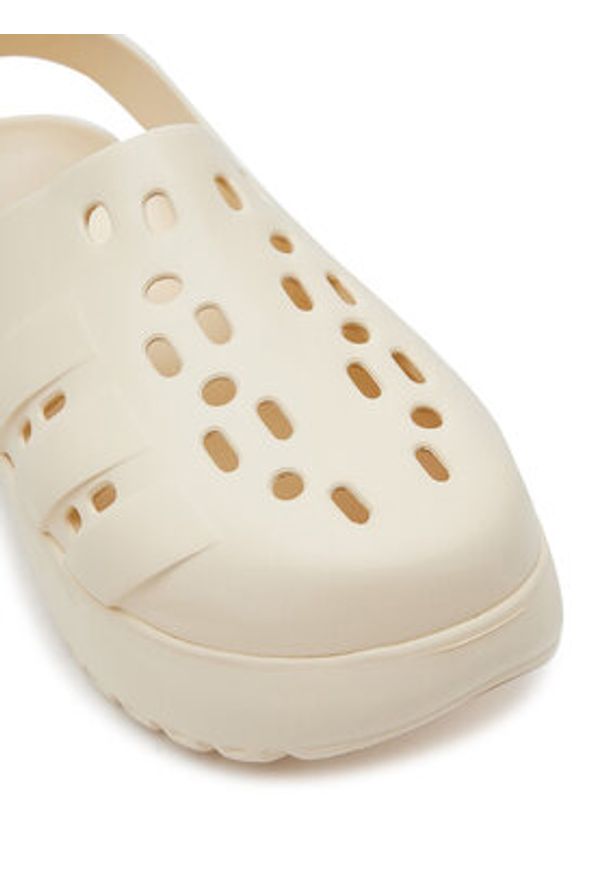 Adidas - adidas Sandały adilette Platform JP7159 Beżowy. Kolor: beżowy. Materiał: syntetyk. Obcas: na platformie