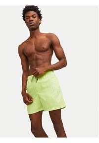 Jack & Jones - Jack&Jones Szorty kąpielowe Fiji 12253118 Zielony Regular Fit. Kolor: zielony. Materiał: syntetyk #6