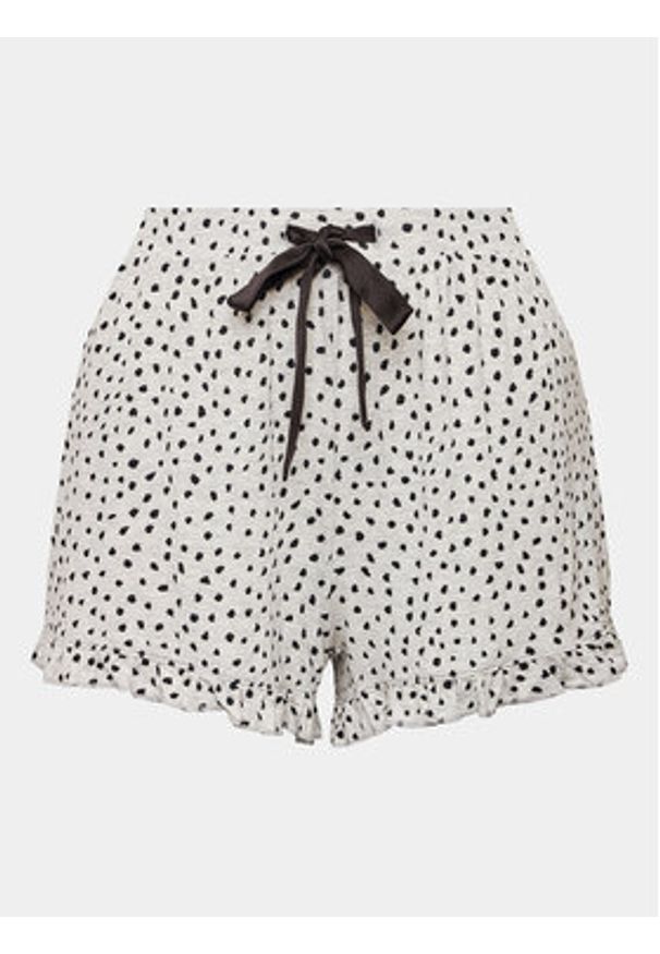 Hunkemöller Piżama 203183 Szary Comfortable Fit. Kolor: szary. Materiał: wiskoza
