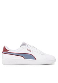 Puma Sneakersy Smash 3.0 Retro Prep 389376 01 Biały. Kolor: biały. Materiał: skóra