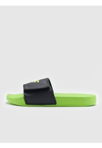 4f - 4F Klapki chłopięce - zielone 35. Okazja: na plażę. Kolor: zielony. Materiał: materiał, syntetyk. Styl: sportowy #1