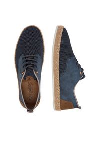 Rieker Espadryle CEO-B2648-14 Granatowy. Kolor: niebieski. Materiał: materiał #8