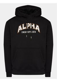 Alpha Industries Bluza College 146331 Czarny Regular Fit. Kolor: czarny. Materiał: syntetyk, bawełna