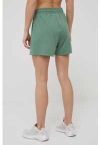 Only Play szorty damskie kolor zielony gładkie high waist. Stan: podwyższony. Kolor: zielony. Materiał: dzianina. Wzór: gładki #3