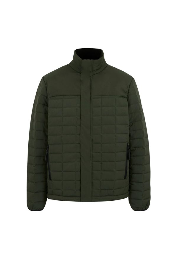 Regatta - Kurtka Ocieplana Damska Haire. Kolor: czarny, wielokolorowy, zielony. Materiał: puch. Sport: turystyka piesza