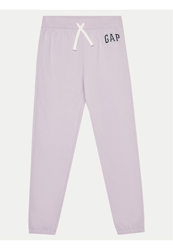 GAP - Gap Spodnie dresowe 845041-01 Fioletowy Regular Fit. Kolor: fioletowy. Materiał: bawełna
