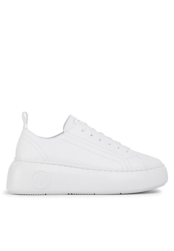 Armani Exchange Sneakersy XDX043 XCC64 00152 Biały. Kolor: biały. Materiał: skóra