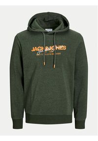 Jack & Jones - Jack&Jones Bluza Alvis 12256848 Zielony Standard Fit. Kolor: zielony. Materiał: bawełna #7