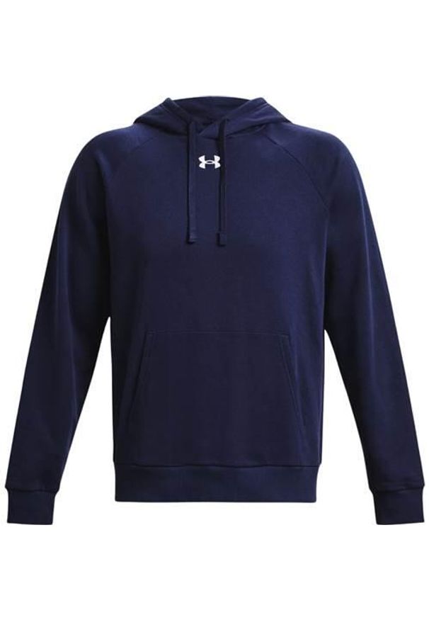 Bluza sportowa męska Under Armour Rival Fleece. Typ kołnierza: kaptur. Kolor: wielokolorowy, niebieski, biały. Styl: sportowy