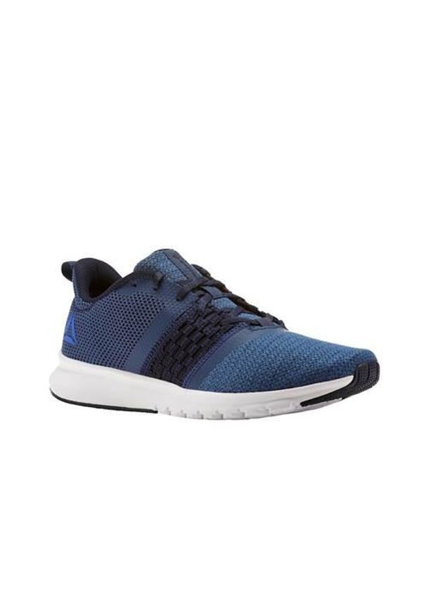 Buty do biegania męskie Reebok Print Lite Rush niebieskie. Zapięcie: sznurówki. Kolor: wielokolorowy. Materiał: syntetyk, tkanina, materiał. Szerokość cholewki: normalna. Wzór: nadruk. Model: Reebok Print. Sport: bieganie