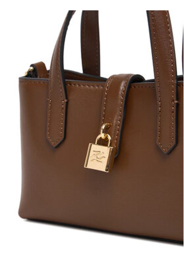 Karl Lagerfeld - KARL LAGERFELD Torebka B1W32027 Brązowy. Kolor: brązowy. Materiał: skórzane