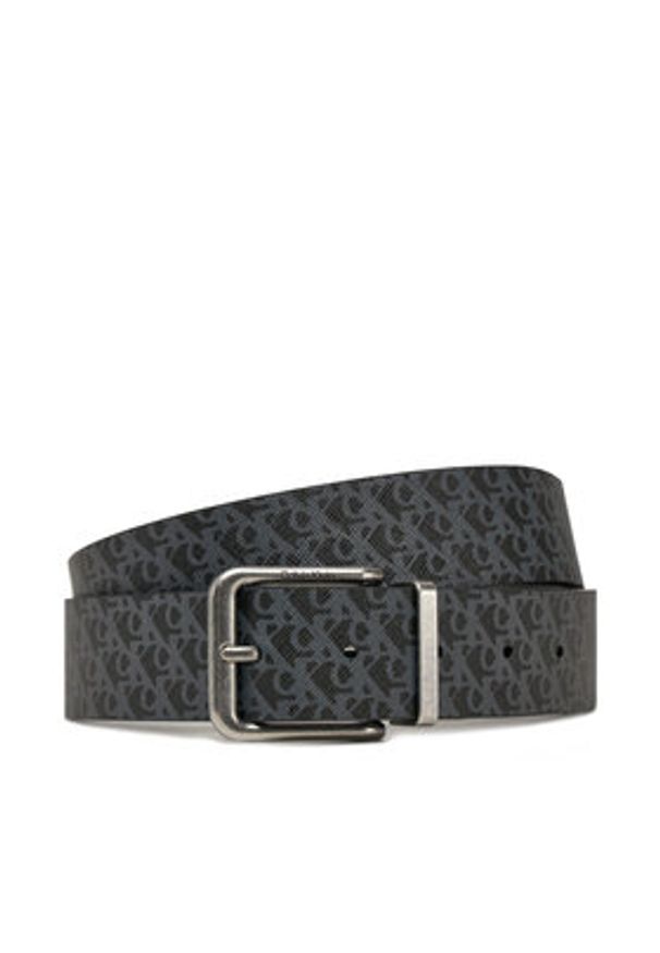 Calvin Klein Jeans Pasek Męski Casual Pin Buckle 3.5Mm LV04G7029G Czarny. Kolor: czarny. Materiał: skóra. Styl: casual