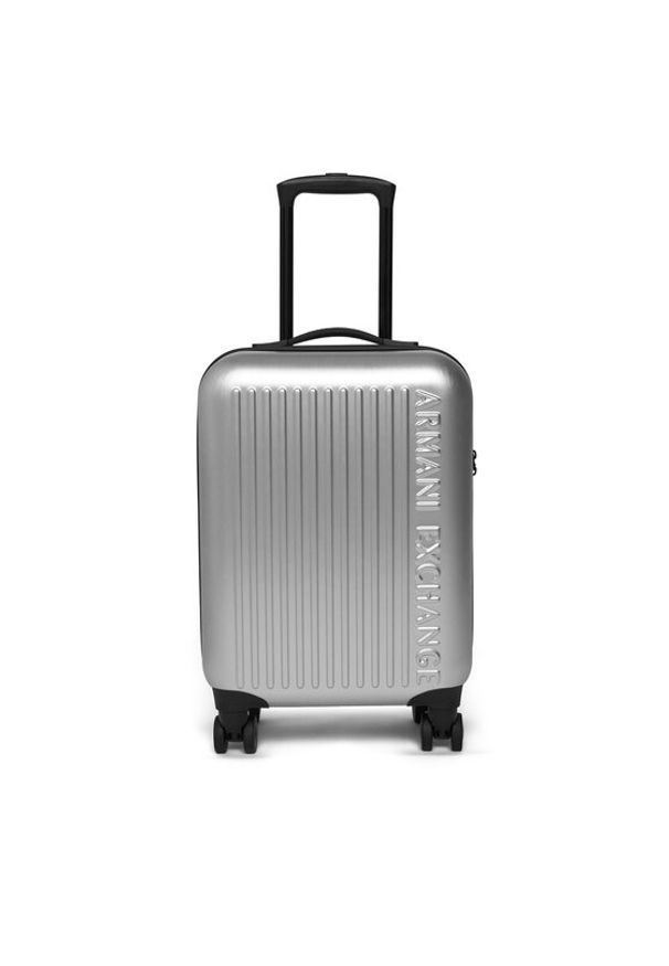 Armani Exchange Walizka kabinowa XW002233 AF21472 M8104 Srebrny. Kolor: srebrny